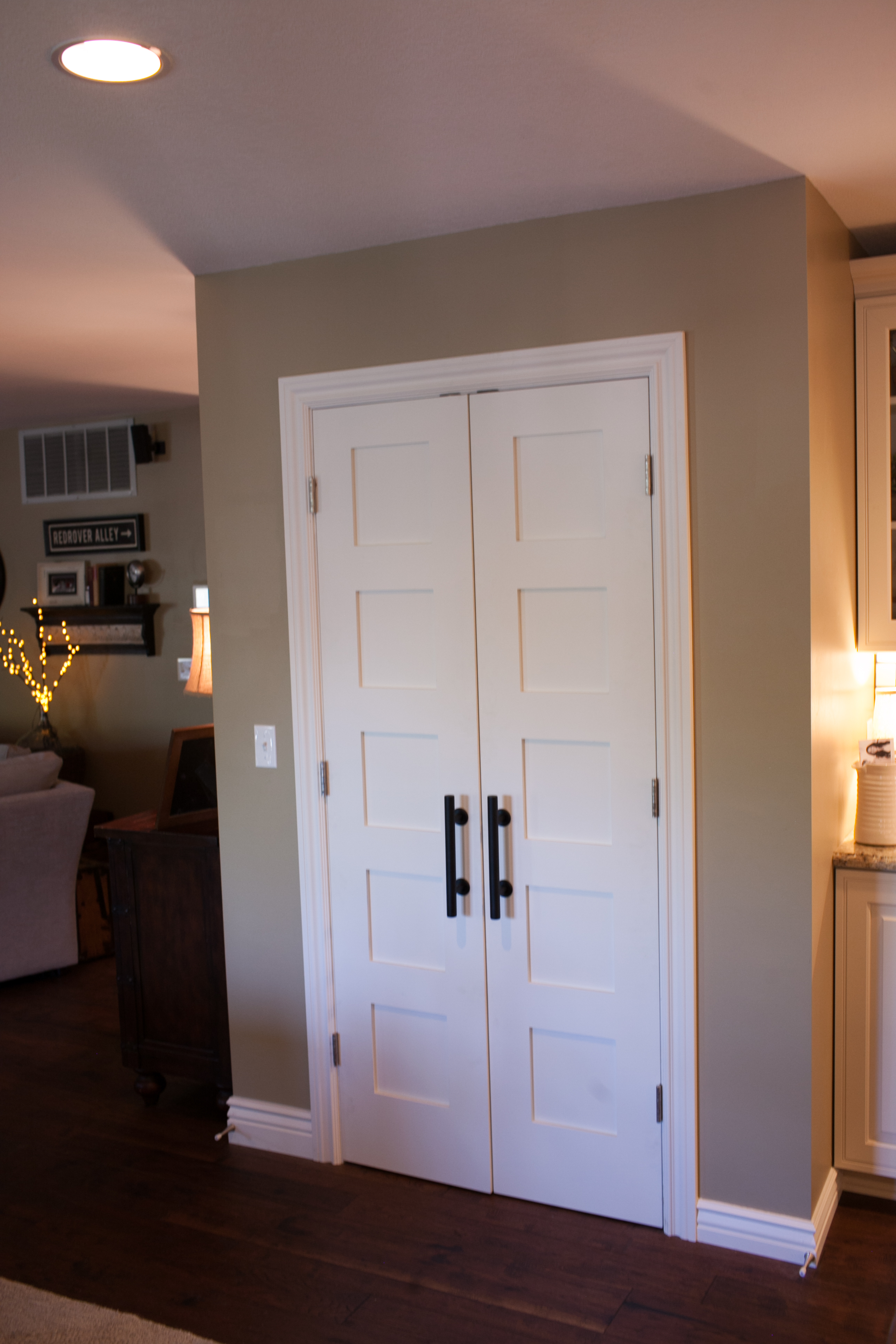 pantry doors - Pinnacle Homes, Inc.