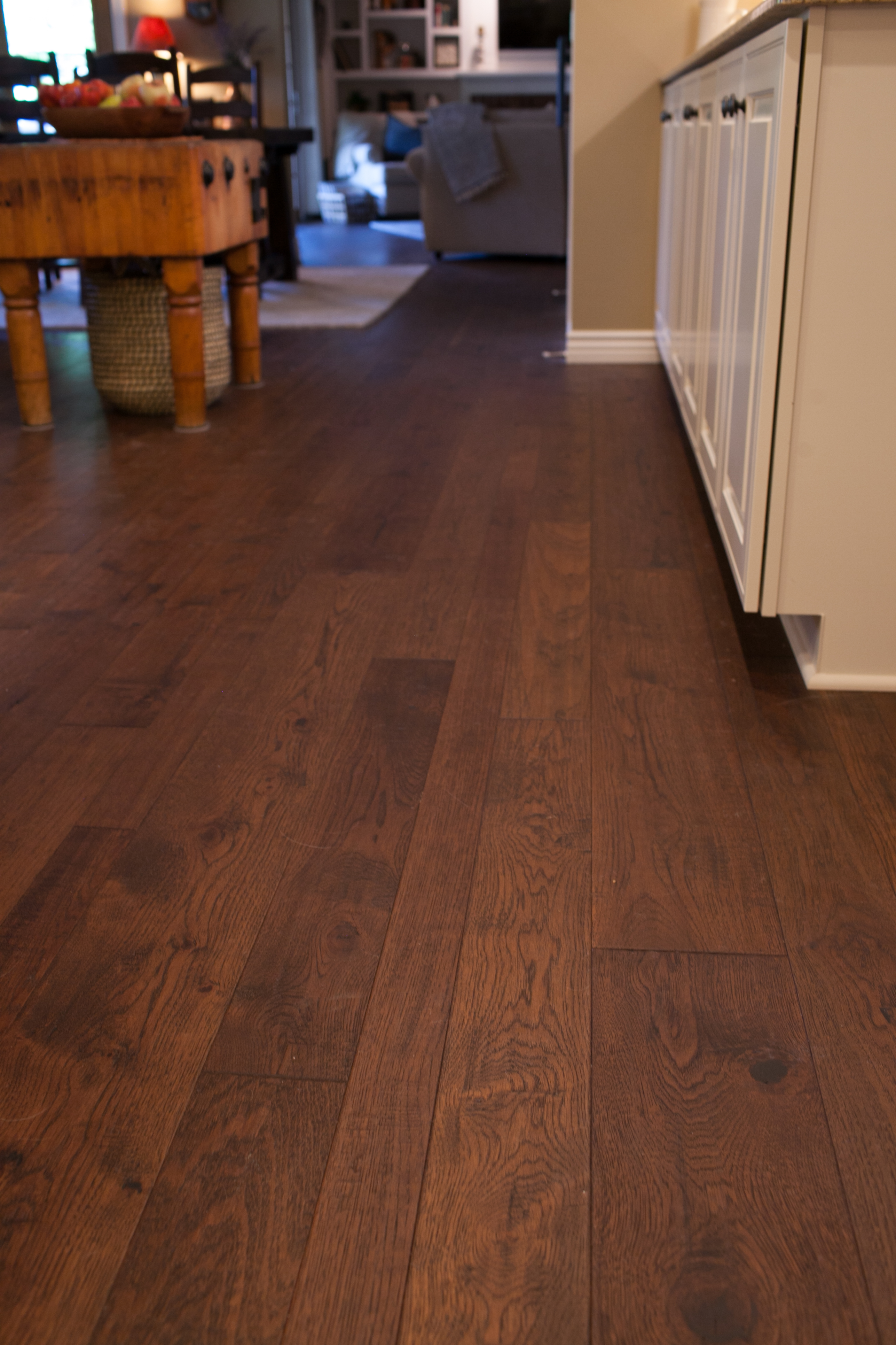 Hickory Flooring for Kitchen Remodel